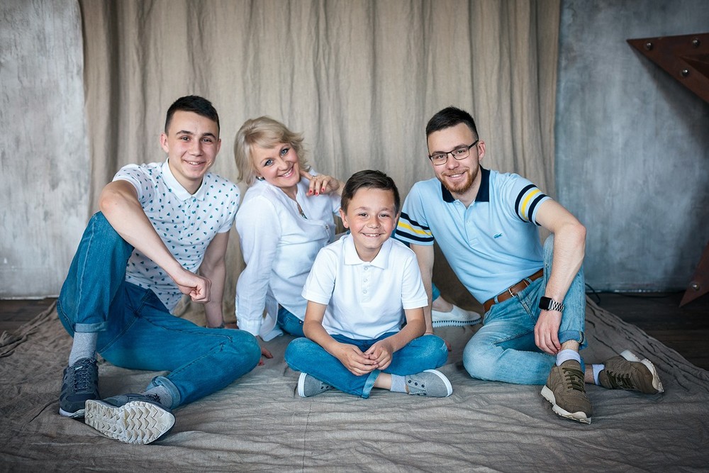 Татьяна и сыновья