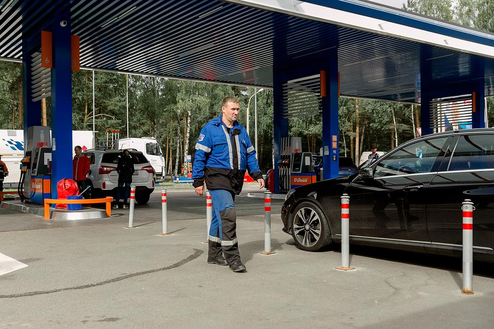 Имиджевая съемка для АЗС Газпром