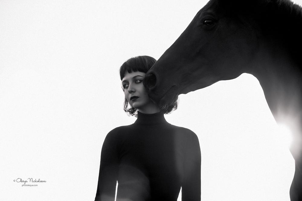  лошади и люди  ◆ horse and human
