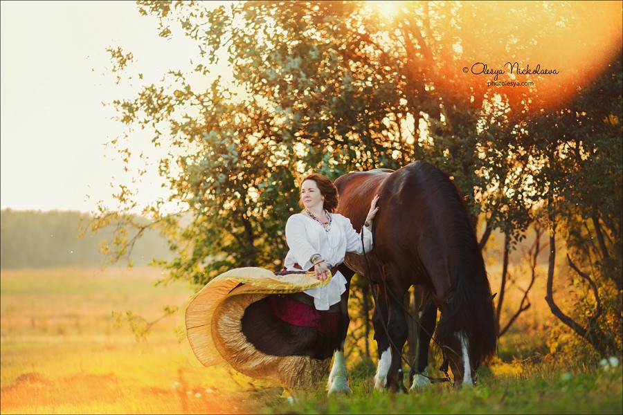  лошади и люди  ◆ horse and human