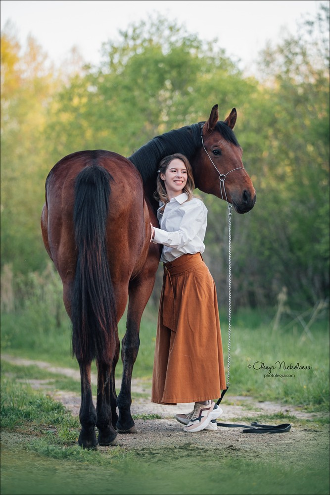 лошади и люди  ◆ horse and human