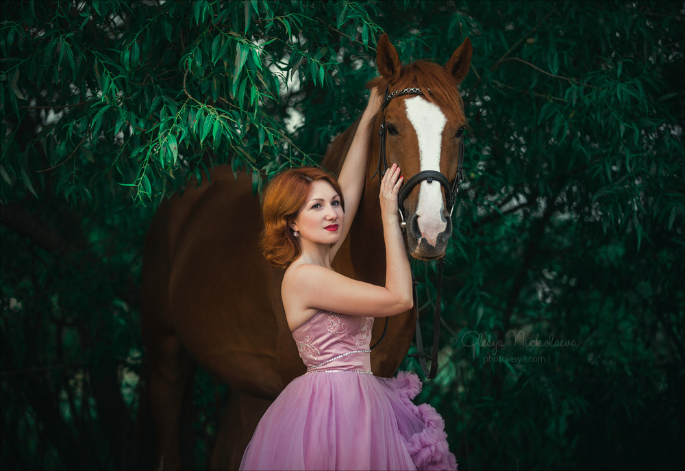  лошади и люди  ◆ horse and human