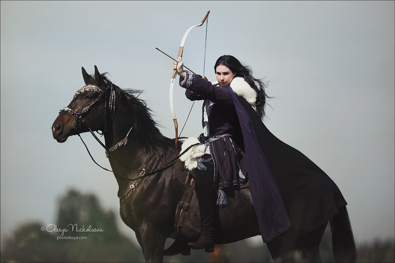  лошади и люди  ◆ horse and human