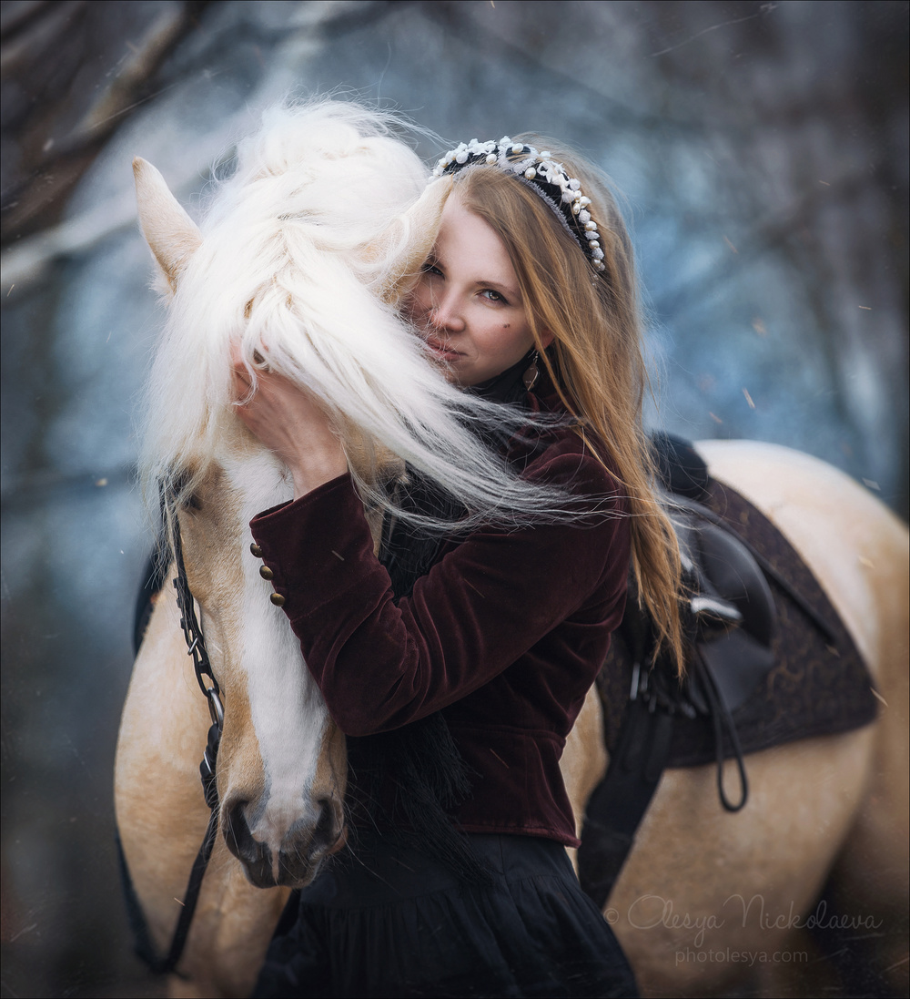  лошади и люди  ◆ horse and human