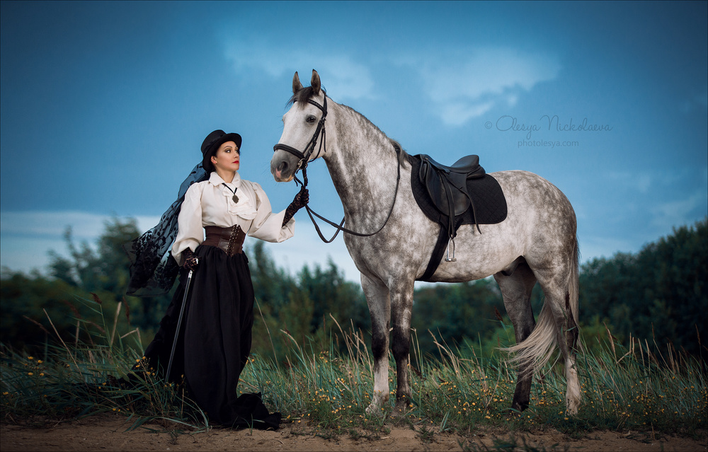 лошади и люди  ◆ horse and human