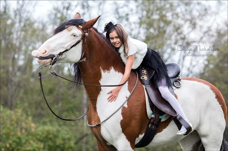  лошади и люди  ◆ horse and human