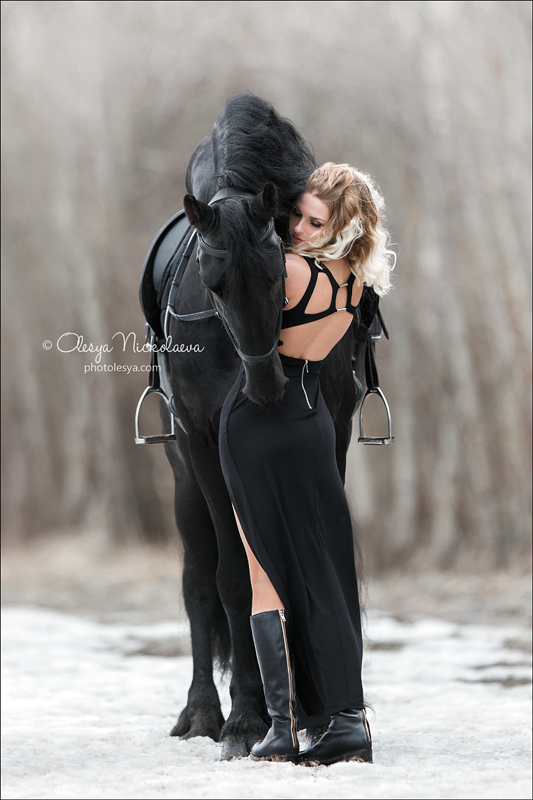  лошади и люди  ◆ horse and human