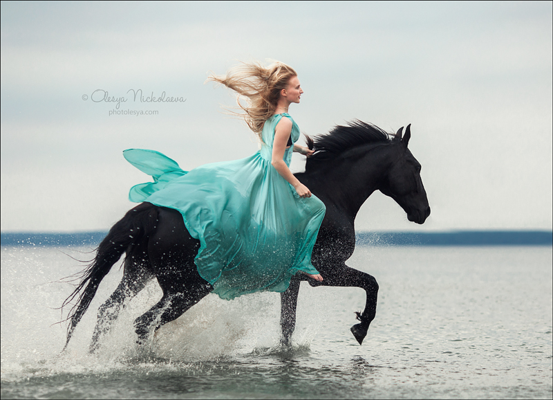  лошади и люди  ◆ horse and human
