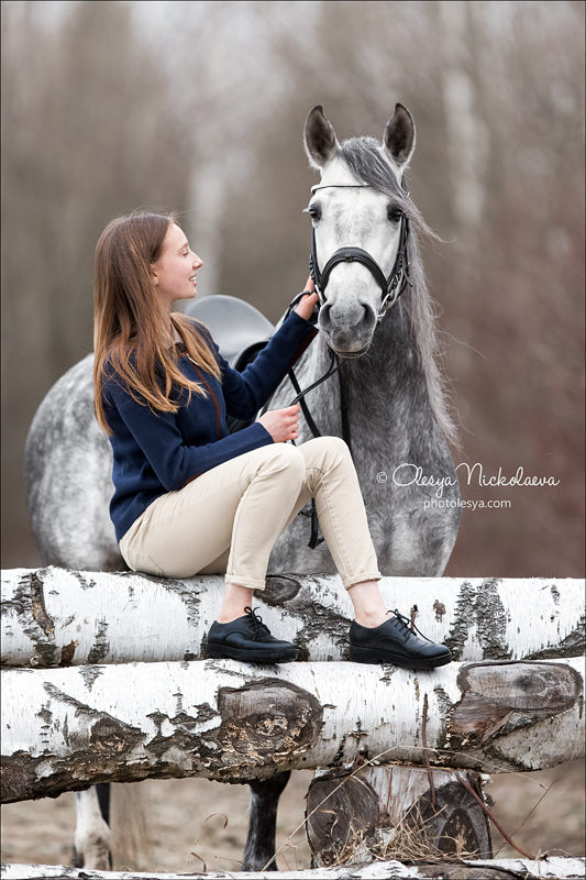  лошади и люди  ◆ horse and human