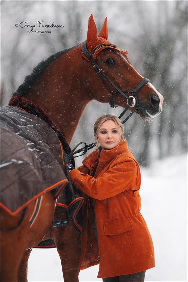  лошади и люди  ◆ horse and human