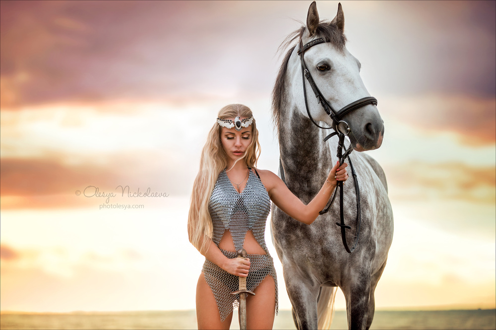  лошади и люди  ◆ horse and human