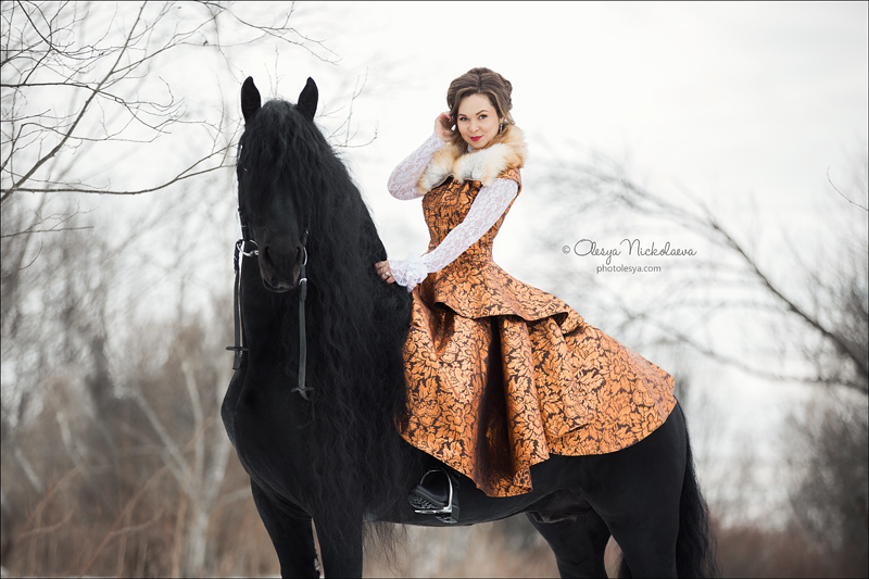  лошади и люди  ◆ horse and human