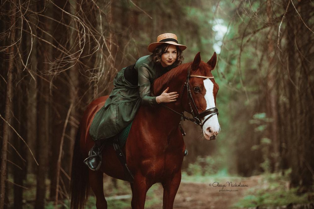  лошади и люди  ◆ horse and human