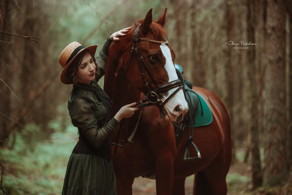  лошади и люди  ◆ horse and human