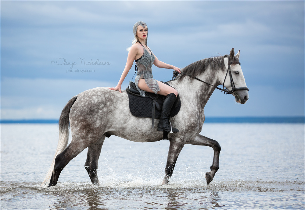  лошади и люди  ◆ horse and human
