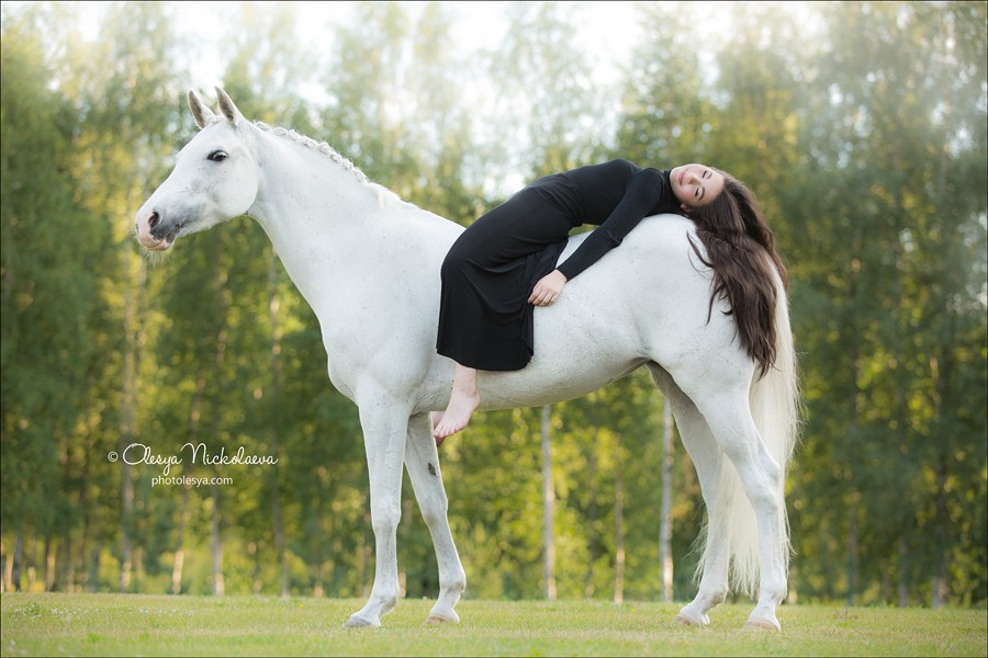  лошади и люди  ◆ horse and human