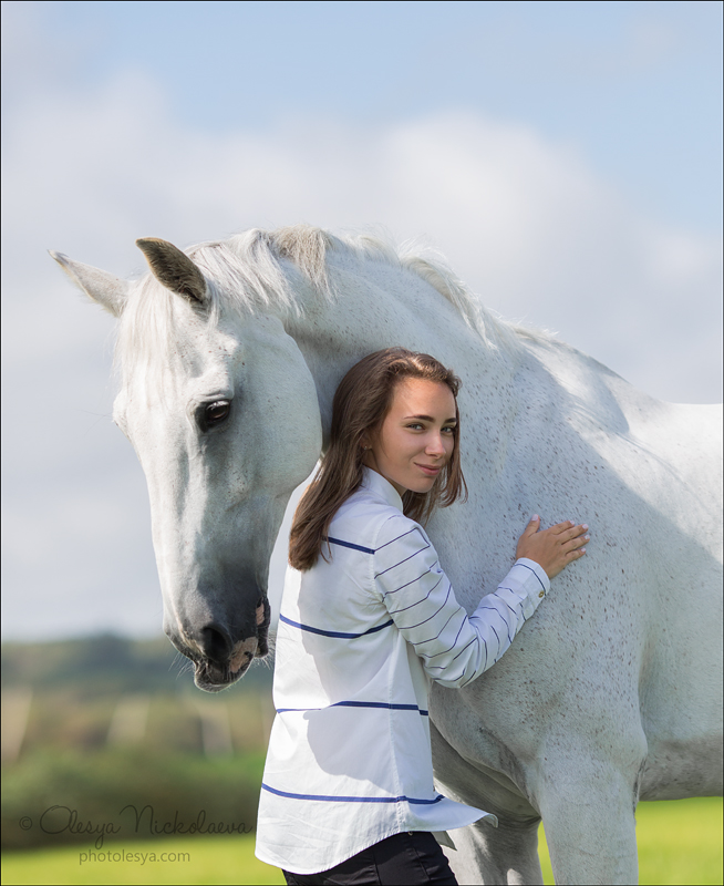  лошади и люди  ◆ horse and human