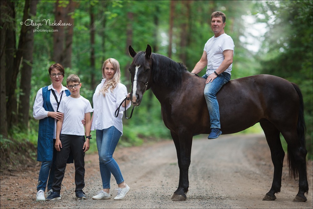  лошади и люди  ◆ horse and human