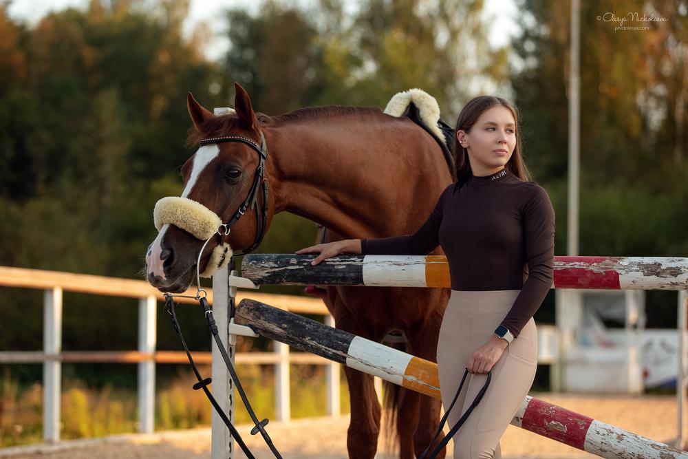  лошади и люди  ◆ horse and human