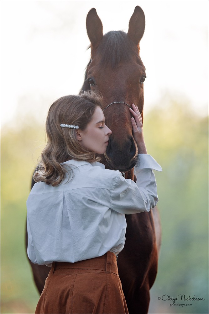  лошади и люди  ◆ horse and human