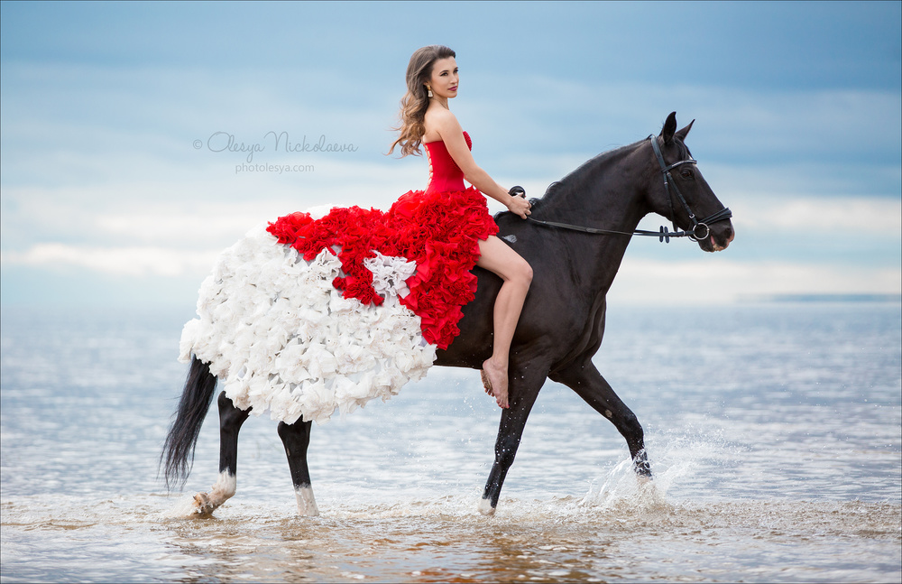  лошади и люди  ◆ horse and human