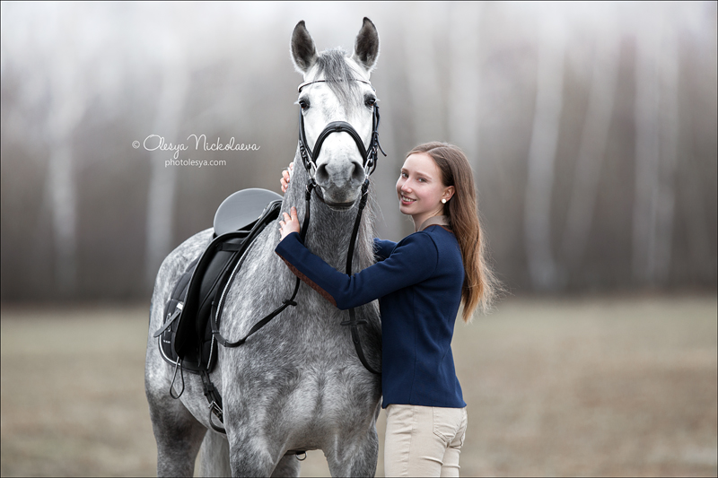  лошади и люди  ◆ horse and human