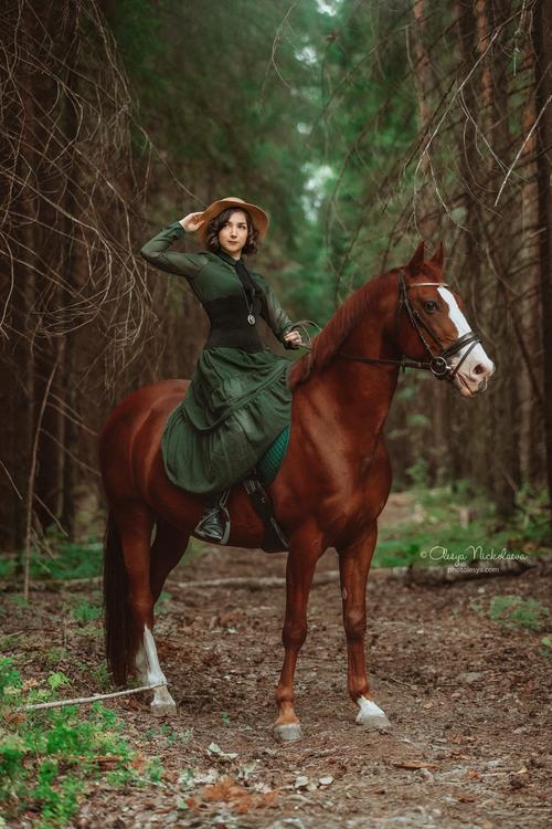  лошади и люди  ◆ horse and human