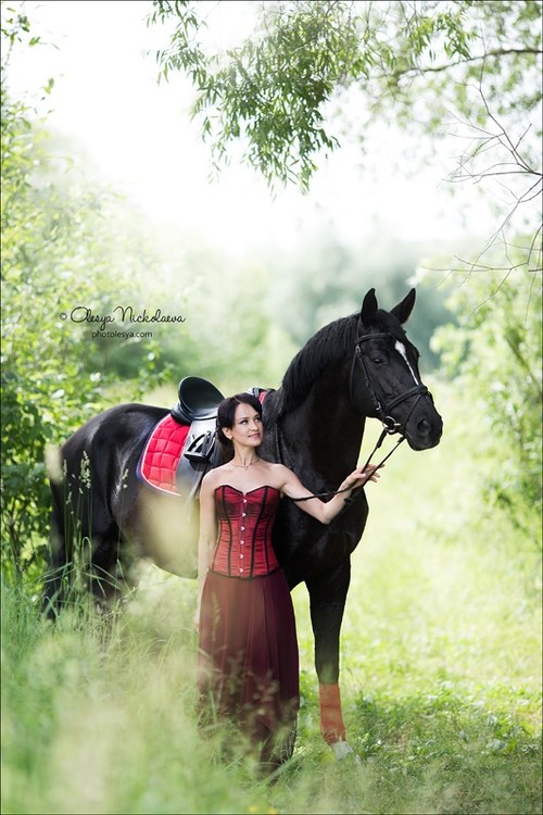  лошади и люди  ◆ horse and human