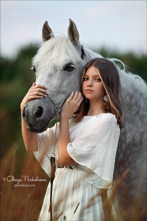  лошади и люди  ◆ horse and human