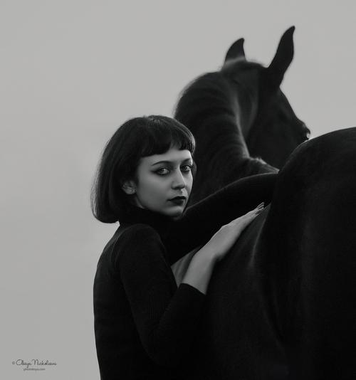  лошади и люди  ◆ horse and human