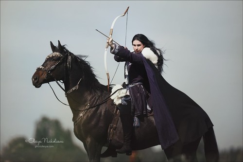  лошади и люди  ◆ horse and human