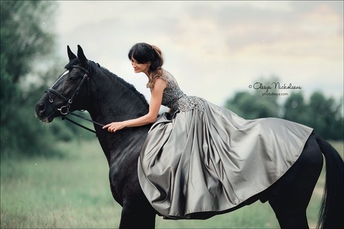  лошади и люди  ◆ horse and human