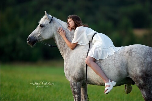  лошади и люди  ◆ horse and human