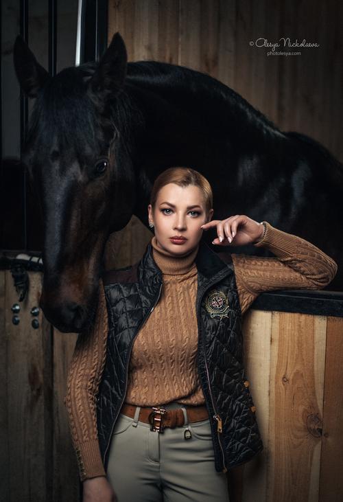  лошади и люди  ◆ horse and human
