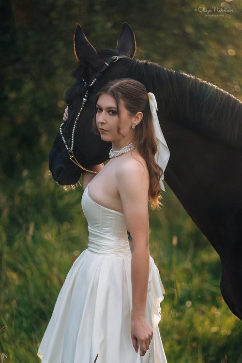  лошади и люди  ◆ horse and human