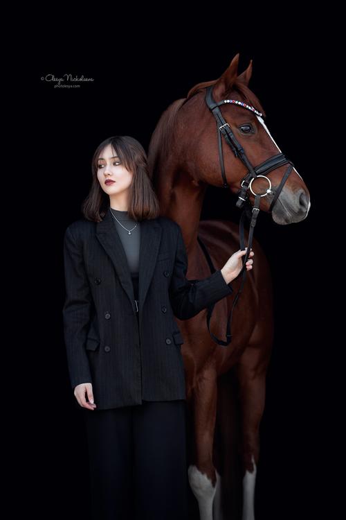  лошади и люди  ◆ horse and human