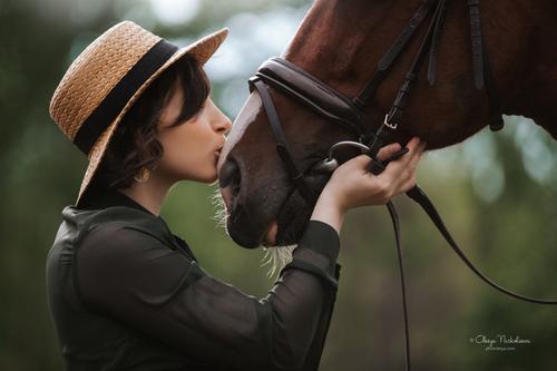  лошади и люди  ◆ horse and human