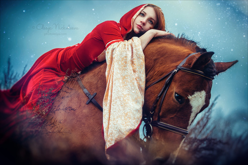  лошади и люди  ◆ horse and human