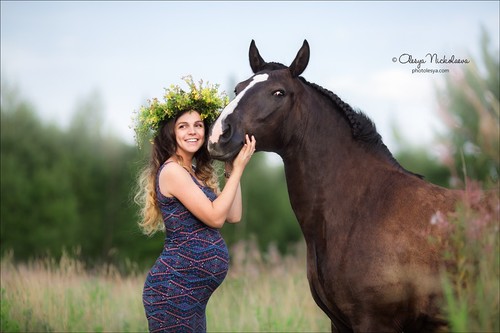  лошади и люди  ◆ horse and human