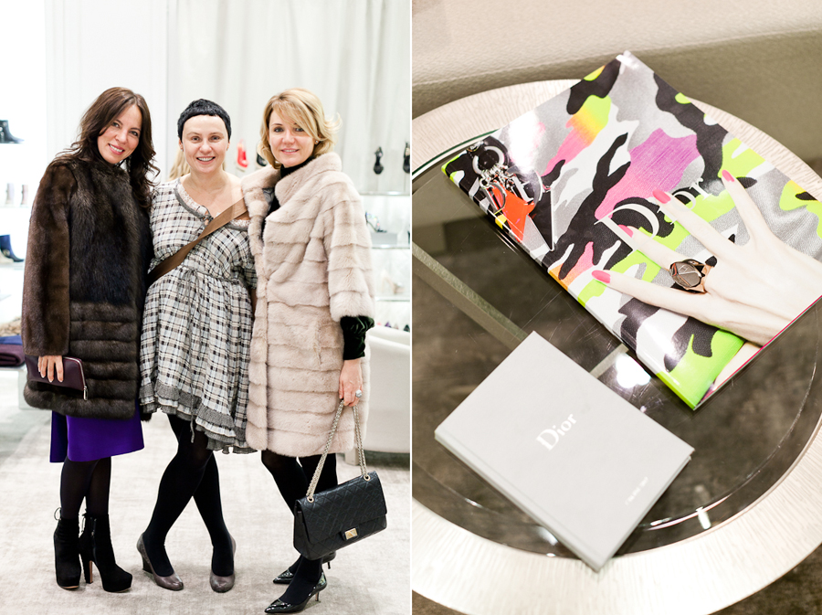 Бранч в бутике Dior