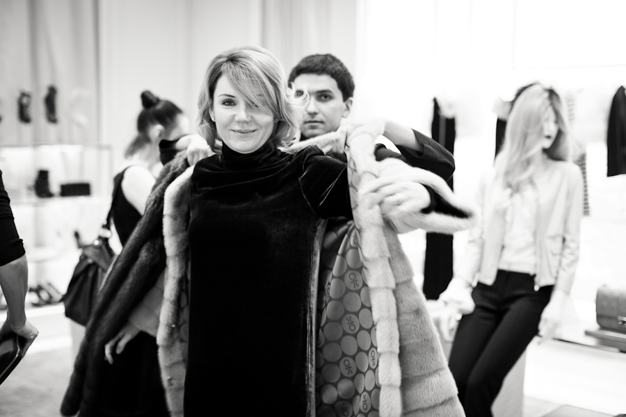 Бранч в бутике Dior