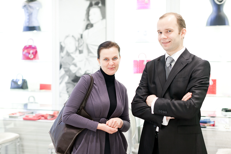 Бранч в бутике Dior
