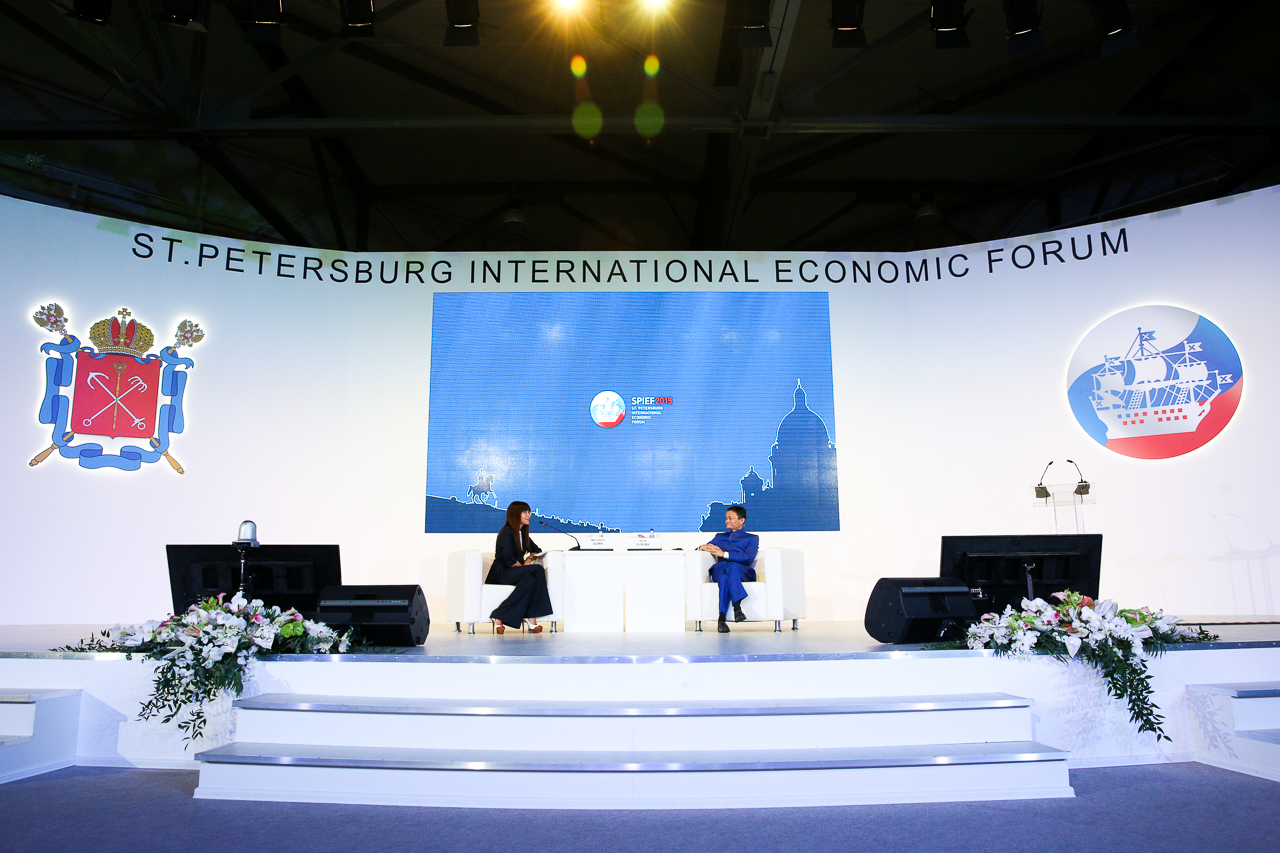 Джек Юн Ма на SPIEF 2015