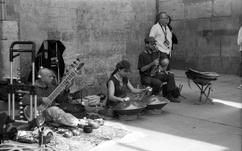 Barcelona in monochrome