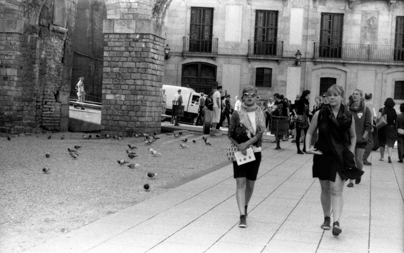 Barcelona in monochrome