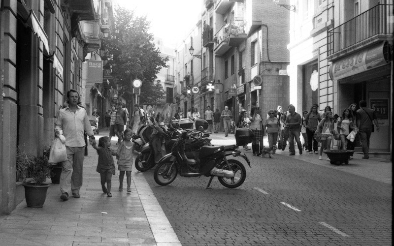 Barcelona in monochrome