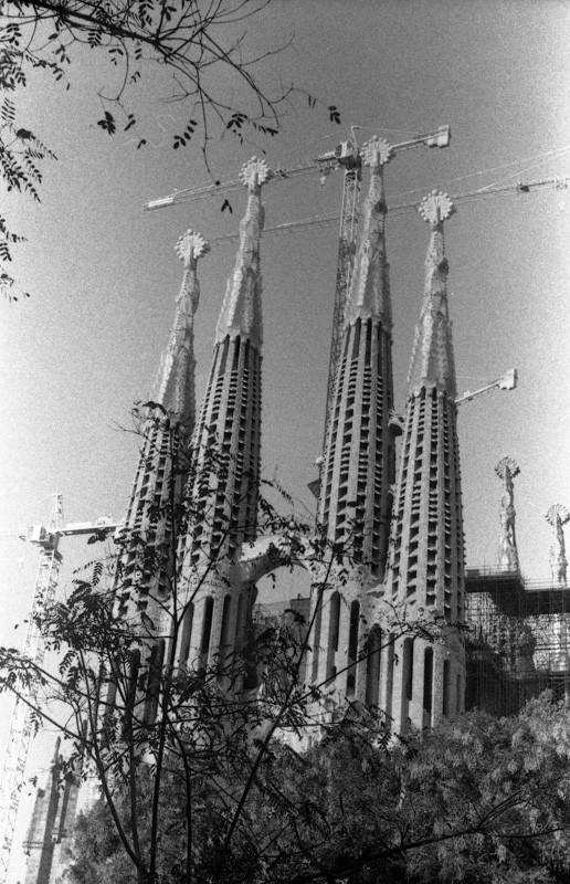Barcelona in monochrome