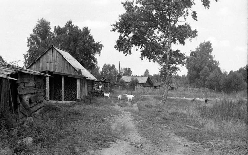 Russia in monochrome. Kerzhenets river