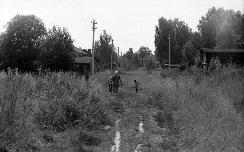 Russia in monochrome. Kerzhenets river