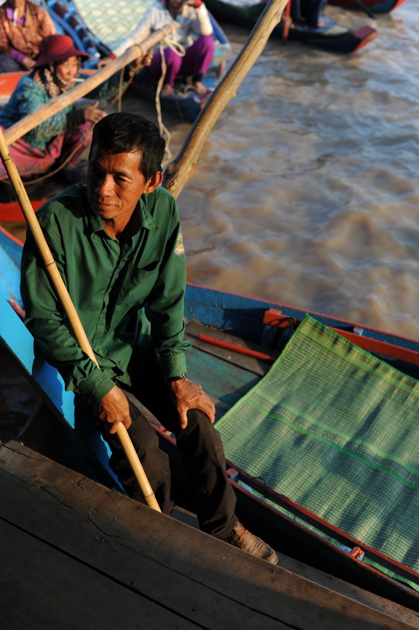 Tonle Sap Lake Boats, Cambodia